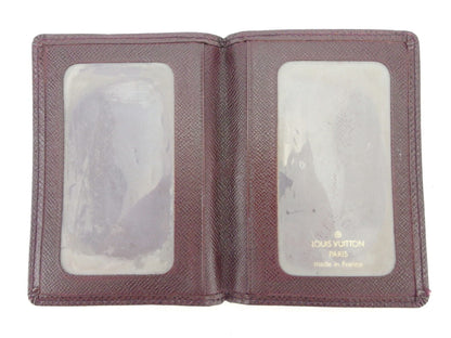 LOUIS VUITTON Pass case M30496 Brown type Porto 2 Cult Vertical