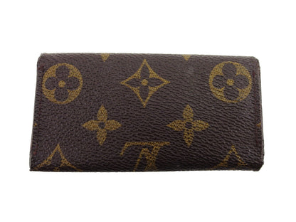 LOUIS VUITTON Key case Key holder M62631 Brown beige gold Multicles4