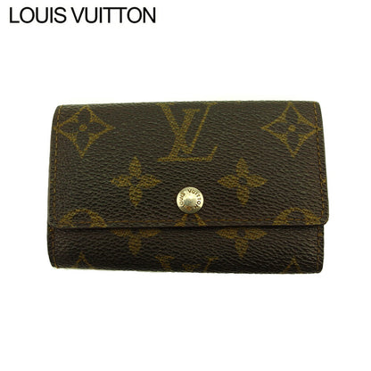 LOUIS VUITTON Key case Key holder M62630 Brown beige gold Multicles6