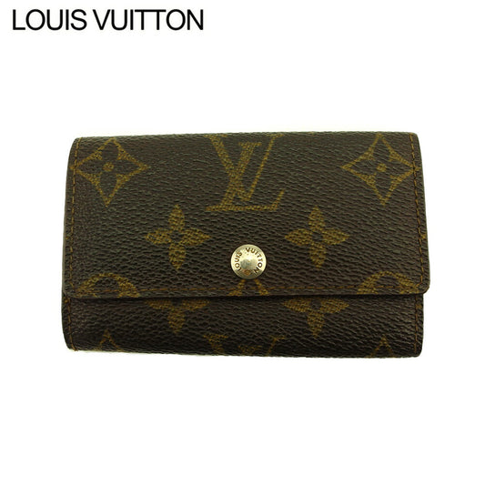 LOUIS VUITTON Key case Key holder M62630 Brown beige gold Multicles6
