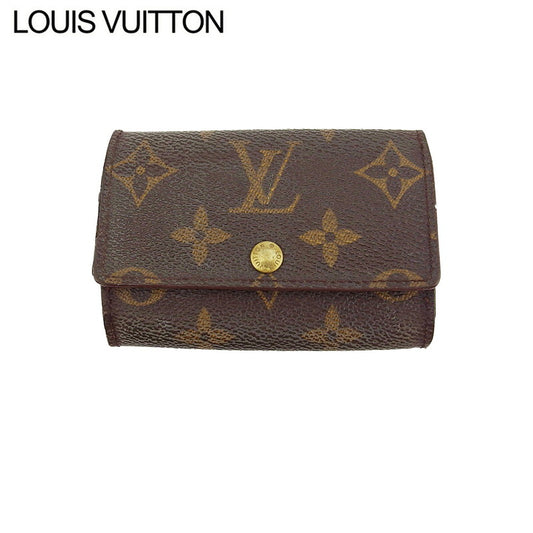 LOUIS VUITTON Key case Key holder M62630 Brown beige gold Multicles6