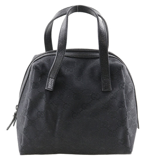 GUCCI Handbag 124542 GG canvas black