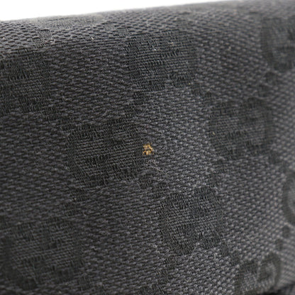 GUCCI Handbag 124542 GG canvas black
