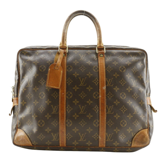 LOUIS VUITTON Business bag M53361 Monogram canvas Brown Briefcase Porto Documan Voyajaj
