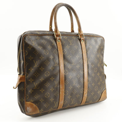 LOUIS VUITTON Business bag M53361 Monogram canvas Brown Briefcase Porto Documan Voyajaj