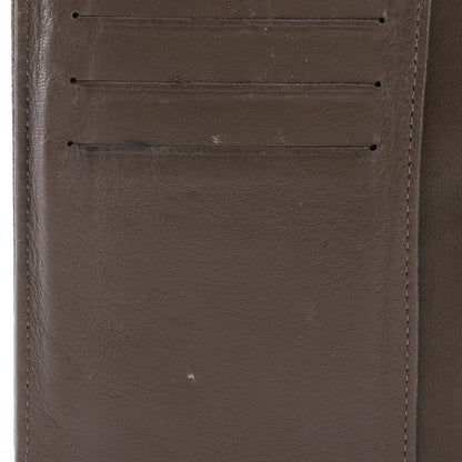 CHANEL Long Wallet Purse enamel bronze COCO Mark