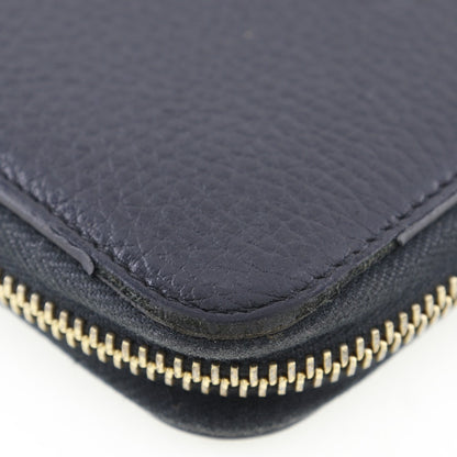 GUCCI Long Wallet Purse 509644 leather black Interlocking