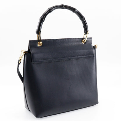 GUCCI Shoulder Bag 001.1887 Calfskin, Bamboo black