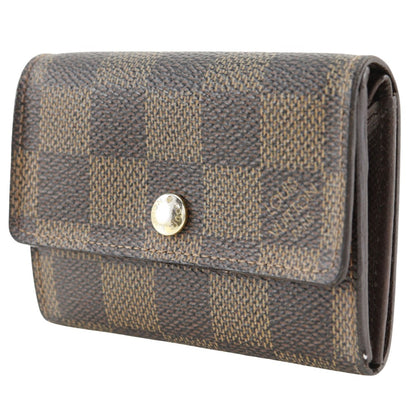 LOUIS VUITTON Coin case N61930 Damier canvas Brown Portonet Plat
