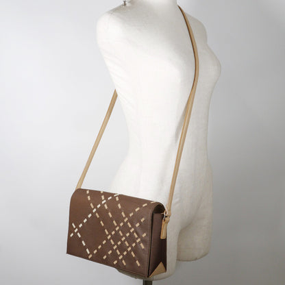 BURBERRY Shoulder Bag Satin beige