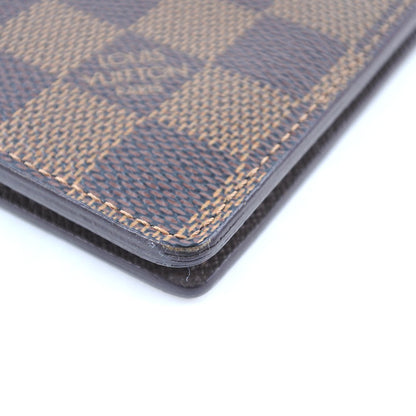 LOUIS VUITTON Bifold Wallet N61675 Damier canvas Brown Portefeuille Marco