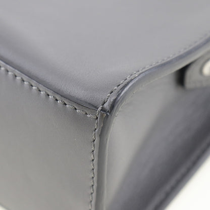 FENDI Handbag 7M0238O7B leather gray 2WAYShoulder mini messenger Women Used Authentic