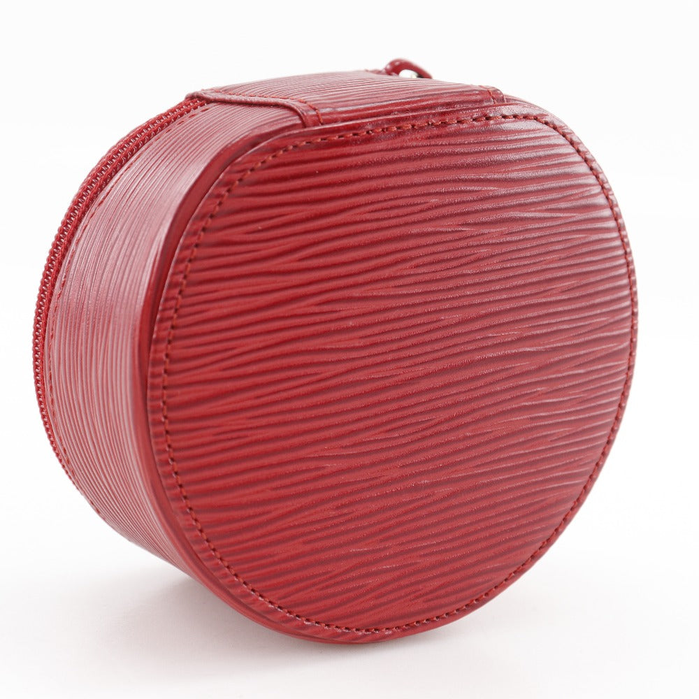 LOUIS VUITTON Pouch M48217 Epi Leather Red Jewelry case Ecran Bijoux 10
