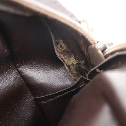 FENDI Shoulder Bag Nylon canvas Brown Zucca