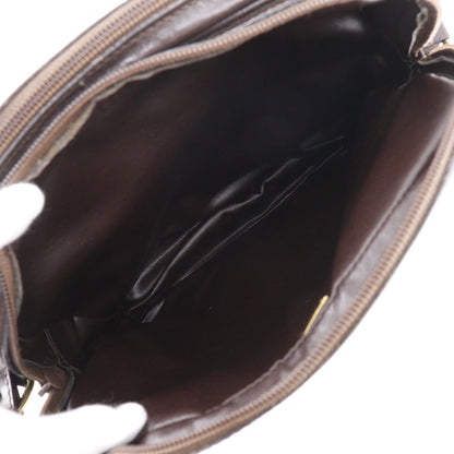 FENDI Shoulder Bag Nylon canvas Brown Zucca