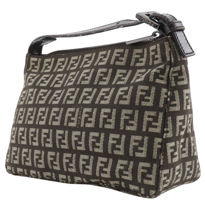 FENDI Pouch 8N0001 canvas Brown Accessory pouch Zucchino