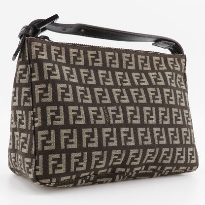 FENDI Pouch 8N0001 canvas Brown Accessory pouch Zucchino