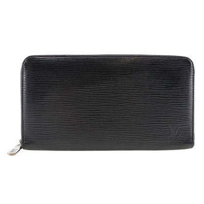 LOUIS VUITTON Long Wallet Purse M62643 Epi Leather black Zippy Organizer