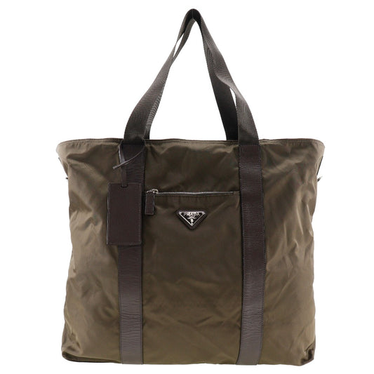 PRADA Boston Duffel bag Nylon khaki
