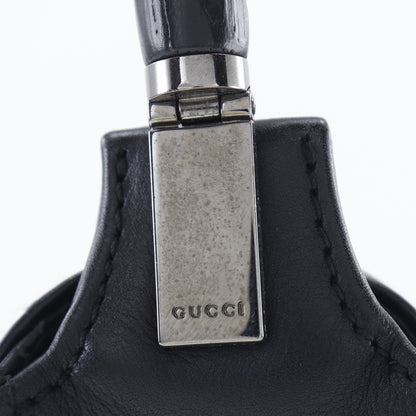 GUCCI Shoulder Bag 001 3243 200047 Calfskin black Bamboo