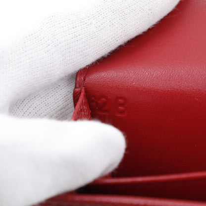 PRADA Shoulder Bag 2ZH097 Safiano Red Pochette Shoulder pouch Women Used Authentic