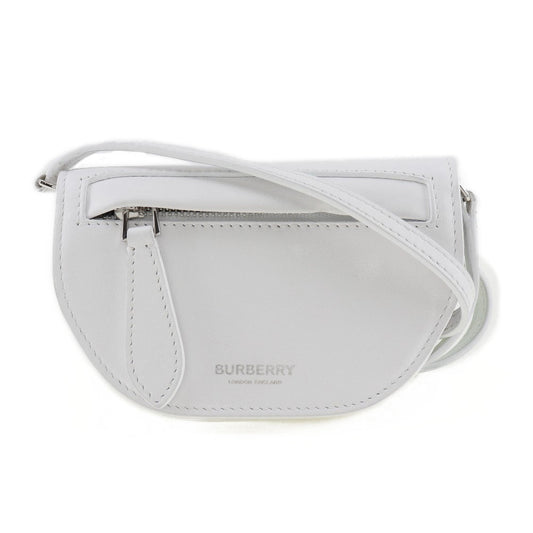 BURBERRY Shoulder Bag leather White Olympia Mini Shoulder