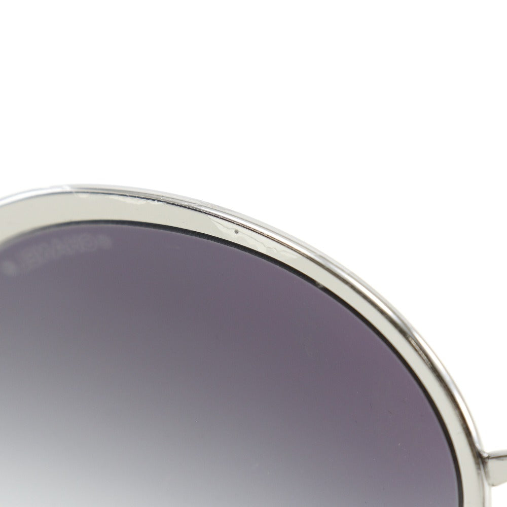 CHANEL sunglasses 4206 plastic Silver / blue