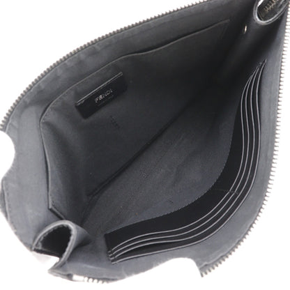 FENDI Clutch bag 7VA433 Calfskin black Bugs monster