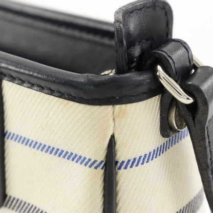 BURBERRY Shoulder Bag canvas off white one belt