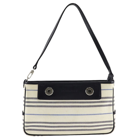 BURBERRY Shoulder Bag canvas off white one belt