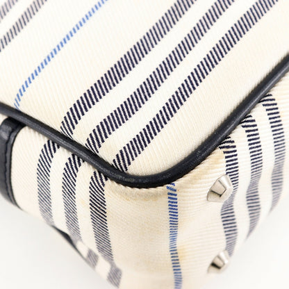 BURBERRY Shoulder Bag canvas off white one belt