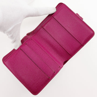 LOUIS VUITTON Bifold Wallet M95188 Monogram canvas Brown / Pink Monogram Perfo Compact zip