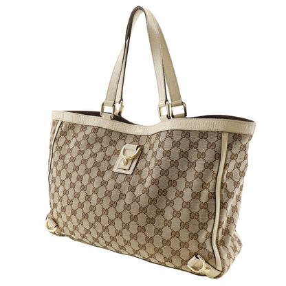 GUCCI Tote Bag 141472 GG canvas Brown Abbey