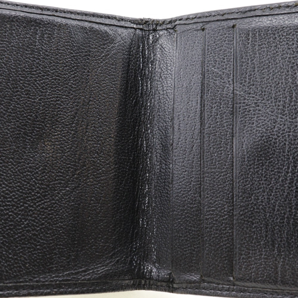 CHANEL Bifold Wallet A13456 Calfskin black W Hook Wallet  COCO Mark