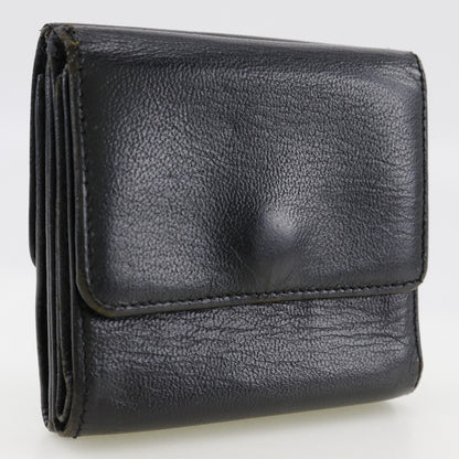 CHANEL Bifold Wallet A13456 Calfskin black W Hook Wallet  COCO Mark
