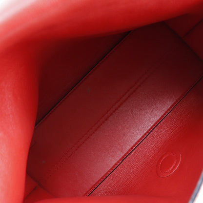 LOEWE Shoulder Bag Calfskin Red ChainShoulder Repeat anagram Avenue Women Used Authentic