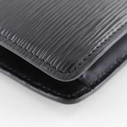 LOUIS VUITTON Clutch bag M52662 Epi Leather black business bag Montaigne 23