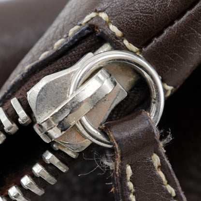 PRADA Shoulder Bag Calfskin Brown one belt