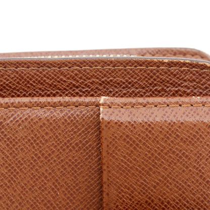 LOUIS VUITTON Bifold Wallet M61667 Monogram canvas Brown Compact zip
