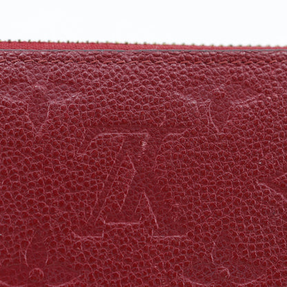 LOUIS VUITTON Long Wallet Purse M60737 Monogram Ann Platt Red Zippy wallet