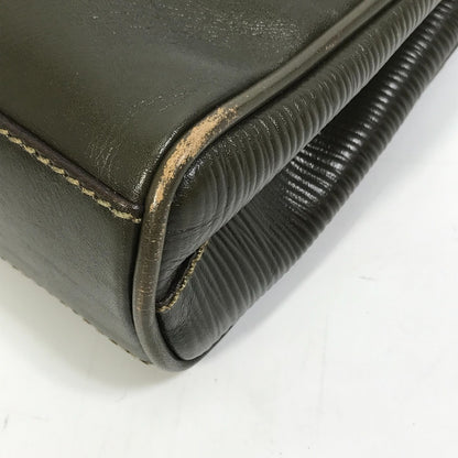 FENDI Shoulder Bag leather khaki handbag bag vintage