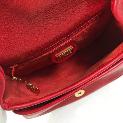 GUCCI Shoulder Bag 007.261.0107 leather Red Old Gucci Interlocking G