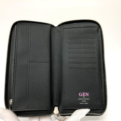 LOUIS VUITTON Long Wallet Purse M60965 Epi Leather black Epi Zippy Wallet Vertical