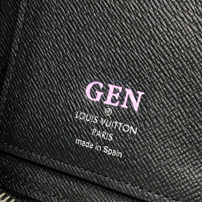 LOUIS VUITTON Long Wallet Purse M60965 Epi Leather black Epi Zippy Wallet Vertical