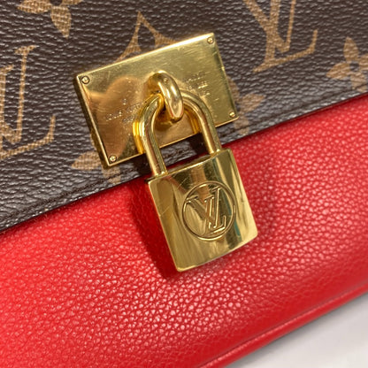 LOUIS VUITTON Handbag M44286 Monogram canvas, leather Red Monogram Marignan Women Used Authentic