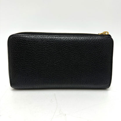 LOUIS VUITTON Long Wallet Purse M63102 Taurillon Clemence Leather black Portefeuille comet
