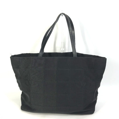 CHANEL Tote Bag A15991 Nylon / leather black CC COCO Mark New Travel Line MM