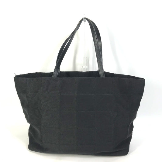 CHANEL Tote Bag A15991 Nylon / leather black CC COCO Mark New Travel Line MM