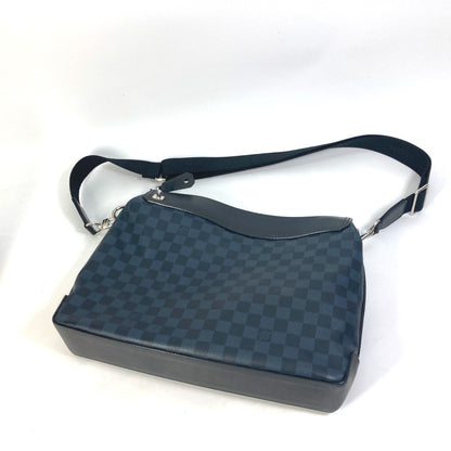 LOUIS VUITTON Shoulder Bag N41348 Damier Cobalt Canvas Navy Damier Cobalt Messenger Greenwich mens Used Authentic