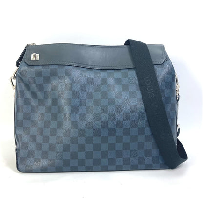 LOUIS VUITTON Shoulder Bag N41348 Damier Cobalt Canvas Navy Damier Cobalt Messenger Greenwich mens Used Authentic